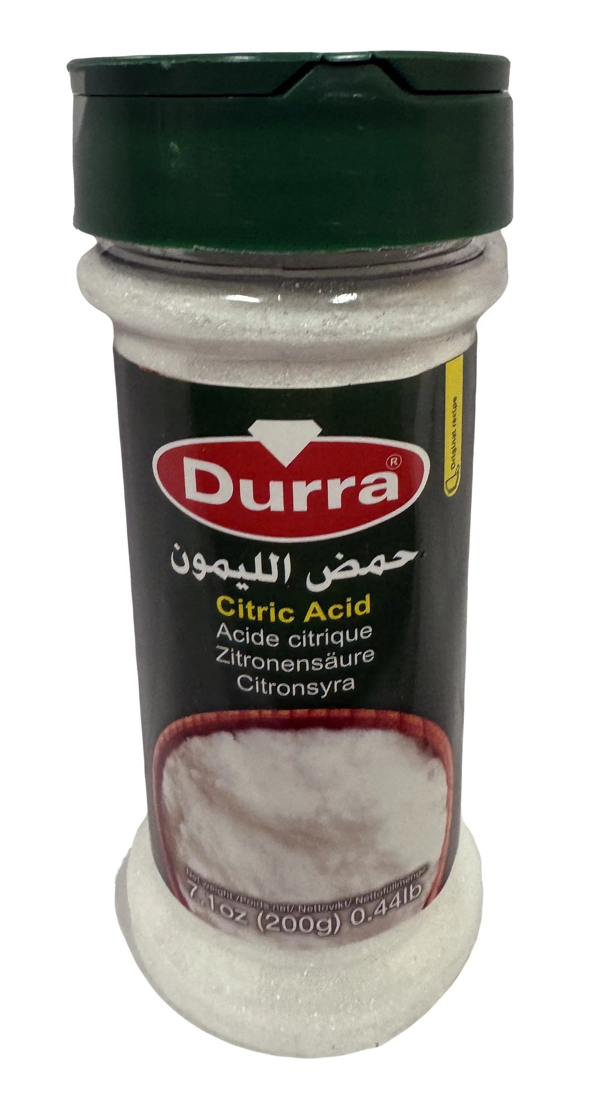 Citric Acid Container Plastic