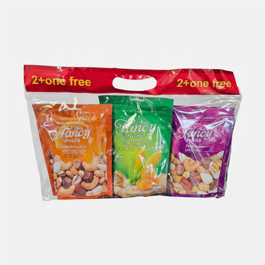 Fancy Nuts 2+1 Free – Super Extra Nuts, Crispy Coated Peanuts & Extra Nuts