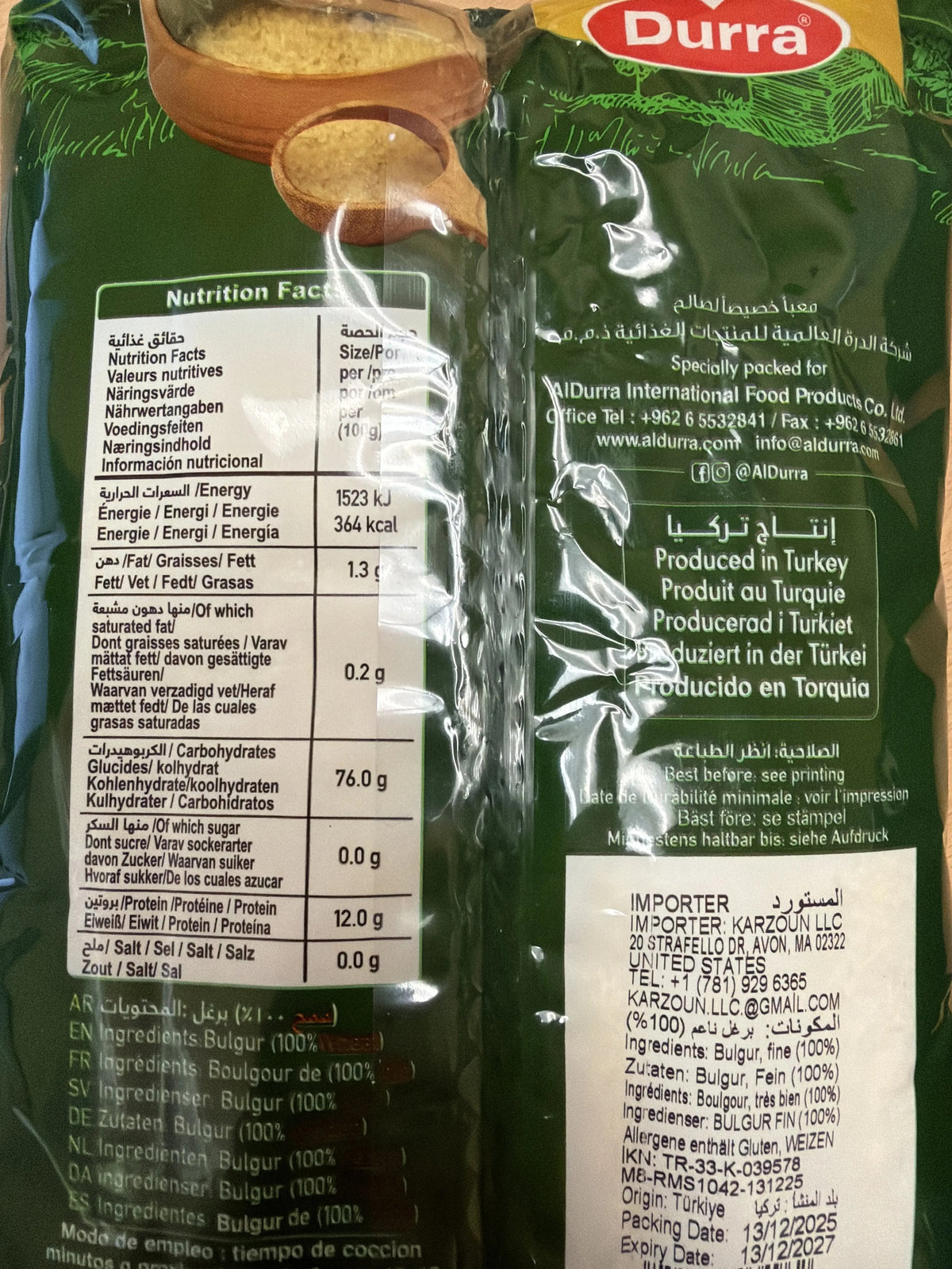 Durra Yellow Bulgur Fine - image 2