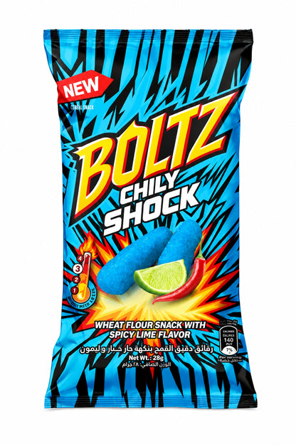 Boltz Chips Chily Shock 6 Bags 28G e