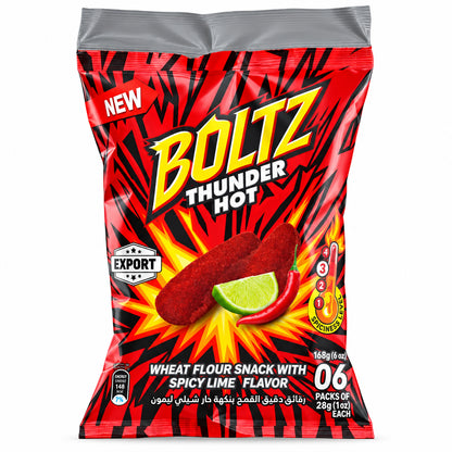 Boltz Chips Thunder Hot 6 Bags 28e