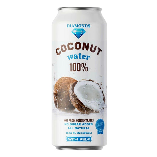 DIAMOND Coconut Water 16.9 FL OZ 100% Pure No Added Sugar for Natural Hydration