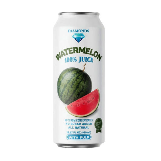 Diamonds Watermelon 16.9 FL OZ 100% Pure No Added Sugar for Natural Hydration