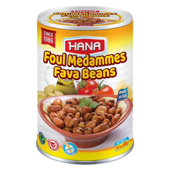 Hana Foul Fava Beans 14.1 oz 400 gr