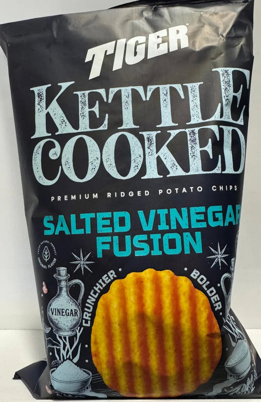 Tiger Kettle Cooked Salted Vinegar fusion120g