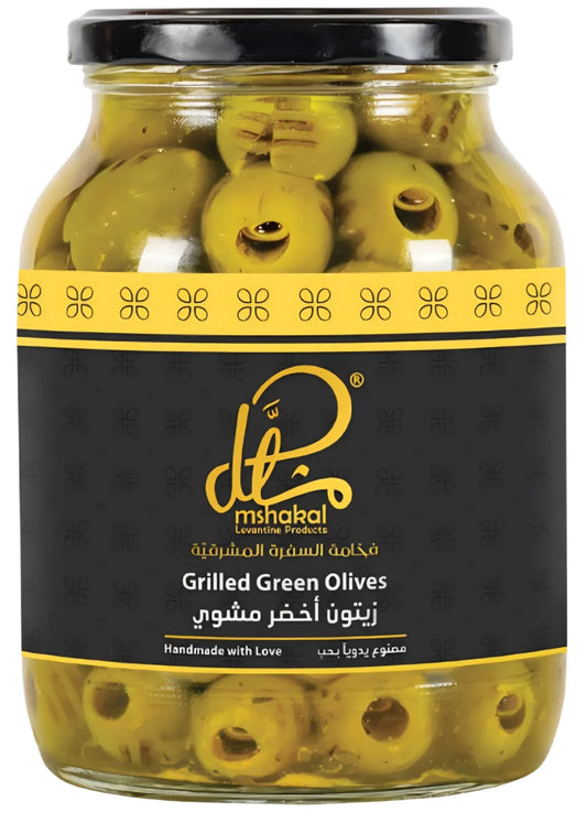 Mshakal Green Grilled Olives 850g