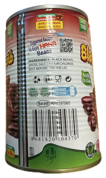 Hana Black Beans 14.1 oz(400 gr)