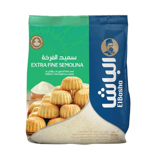 EL Basha Extra Fine Semolina Bag 1.25Kg