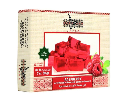 Jafra Raspberry Gelatin Dessert 4*12*85G
