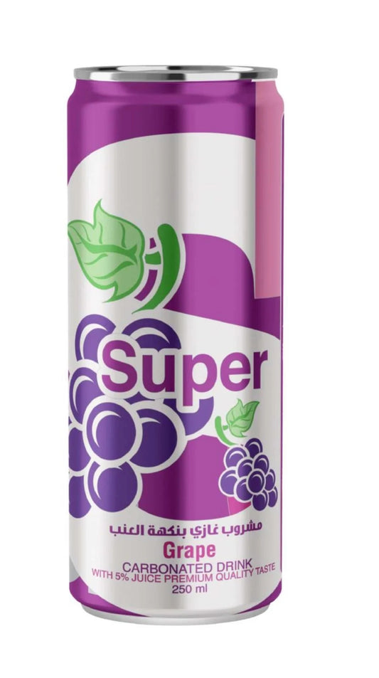 Super Carbonated Drink ( Grape ) 250 Ml