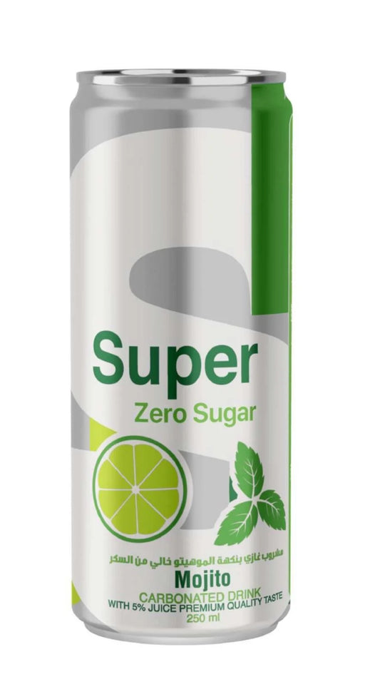 Super Carbonated Drink Zero Sugar( Mojito ) 250 Ml