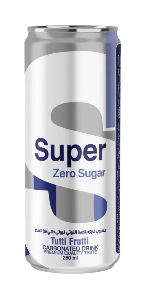 Super Carbonated Drink Zero Sugar( Tutti Frutti ) 250 Ml