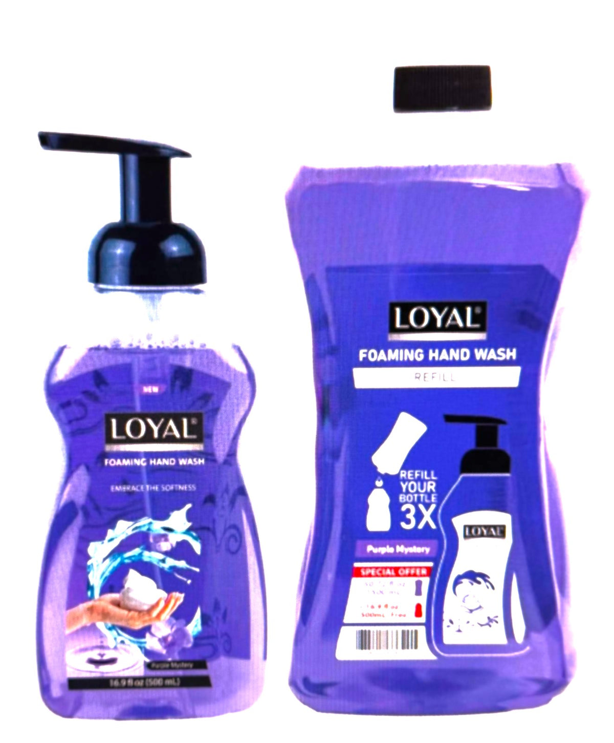 Loyal Foaming Hand Wash Refill (Blue) 1500ml + 500ml - image 3