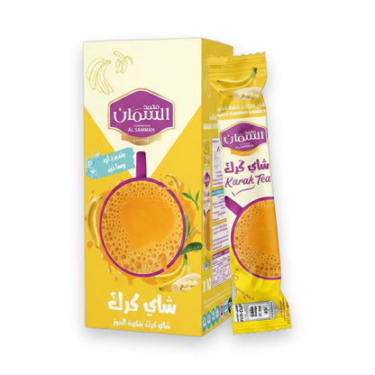 Al Samman Karak Tea Banana Flavor 10pk