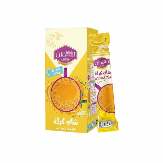 Al Samman Karak Tea Banana Flavor 10pk