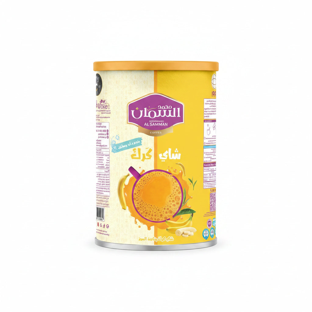 Al Samman Karak Tea Banana Flavor 640G