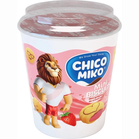 Chico Miko mini Strawberry biscuits Cup