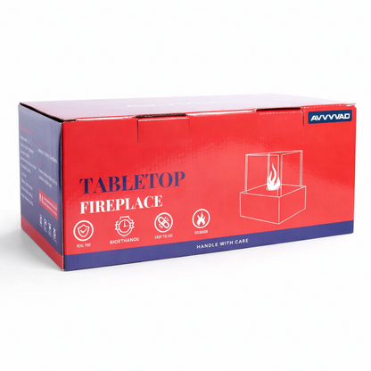 avvvad tabletop fireplace