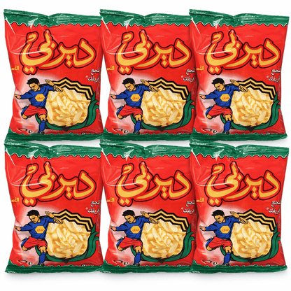 Derby middle eastern chips 18 bags 16G