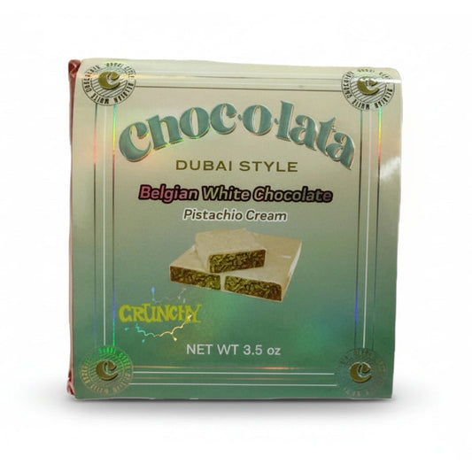 Dubai Style Chocolate Bar White Chocolate 3.5oz