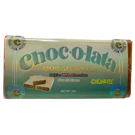 Dubai Style Chocolate Crunchy Bar White Chocolate 7 oz