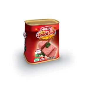 Hana Corned Beef P R M+ 340G Halal
