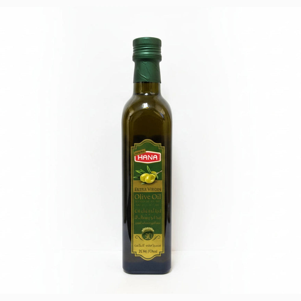 Hana Extra Virgin Olive Oil Glass 500mL — 4-Pack