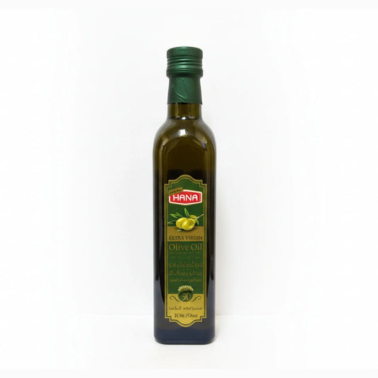 Hana Extra Virgin Olive Oil Glass 500mL — 4-Pack