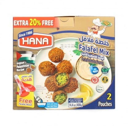 Hana Falafel Mix, Palestine Recipe,340+20g