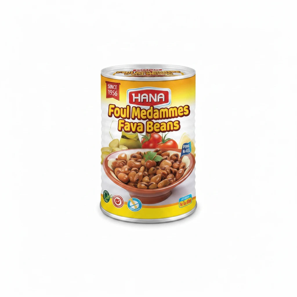 Hana Foul Fava Beans 14.1 oz 400 gr