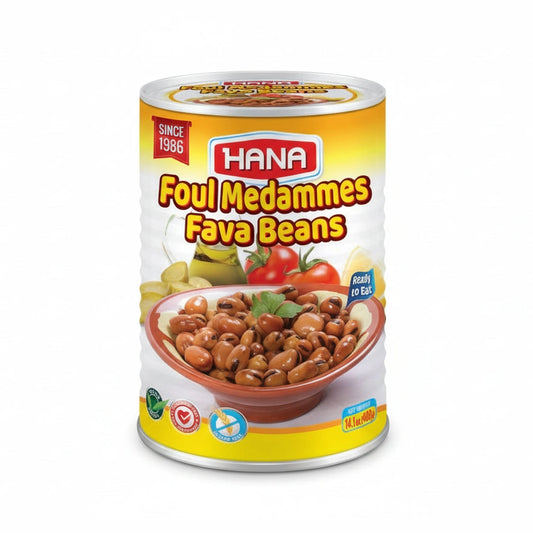 hana Hana Foul Fava Beans 14.1 oz 400 gr