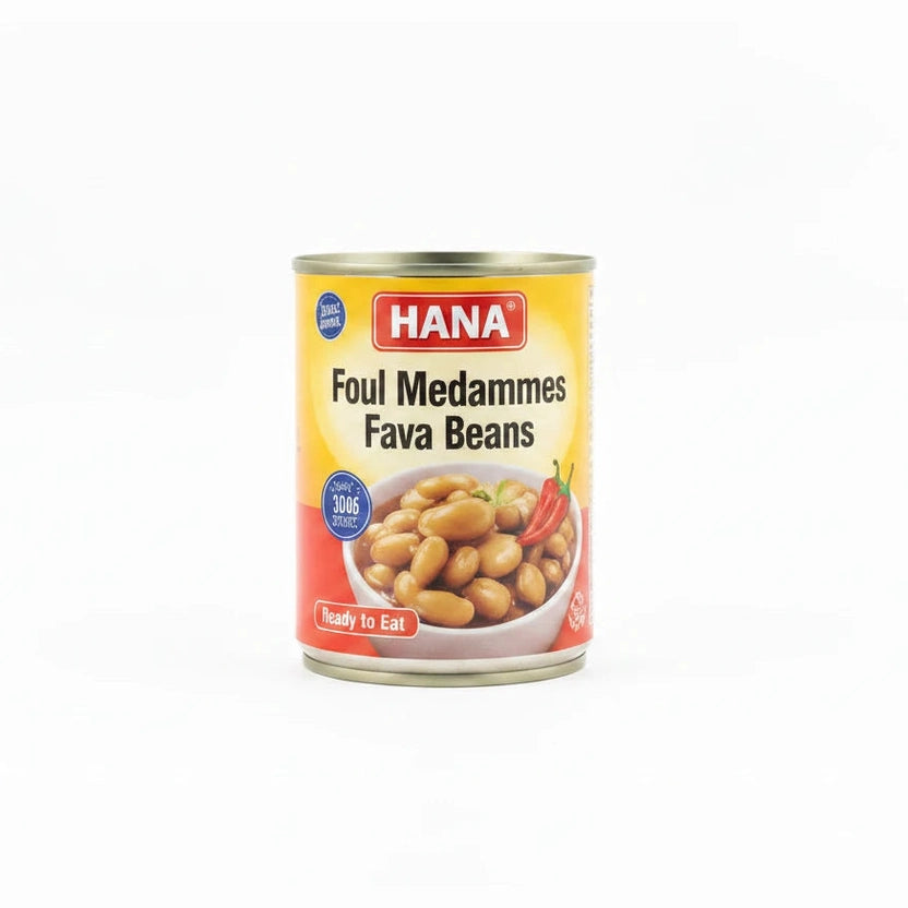 Hana Foul Fava Beans w Hot Paprika 14.1 oz 400 gr