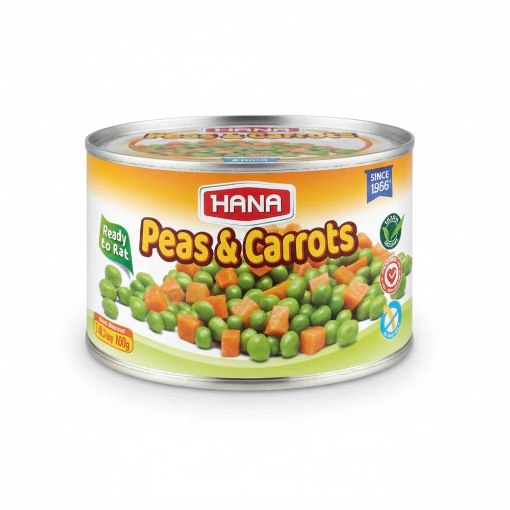 Hana Green Peas & Carrots 14.1 Oz 400 Gr