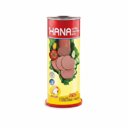 Hana Luncheon Meat Chicken Halal 830G — 4-Pack
