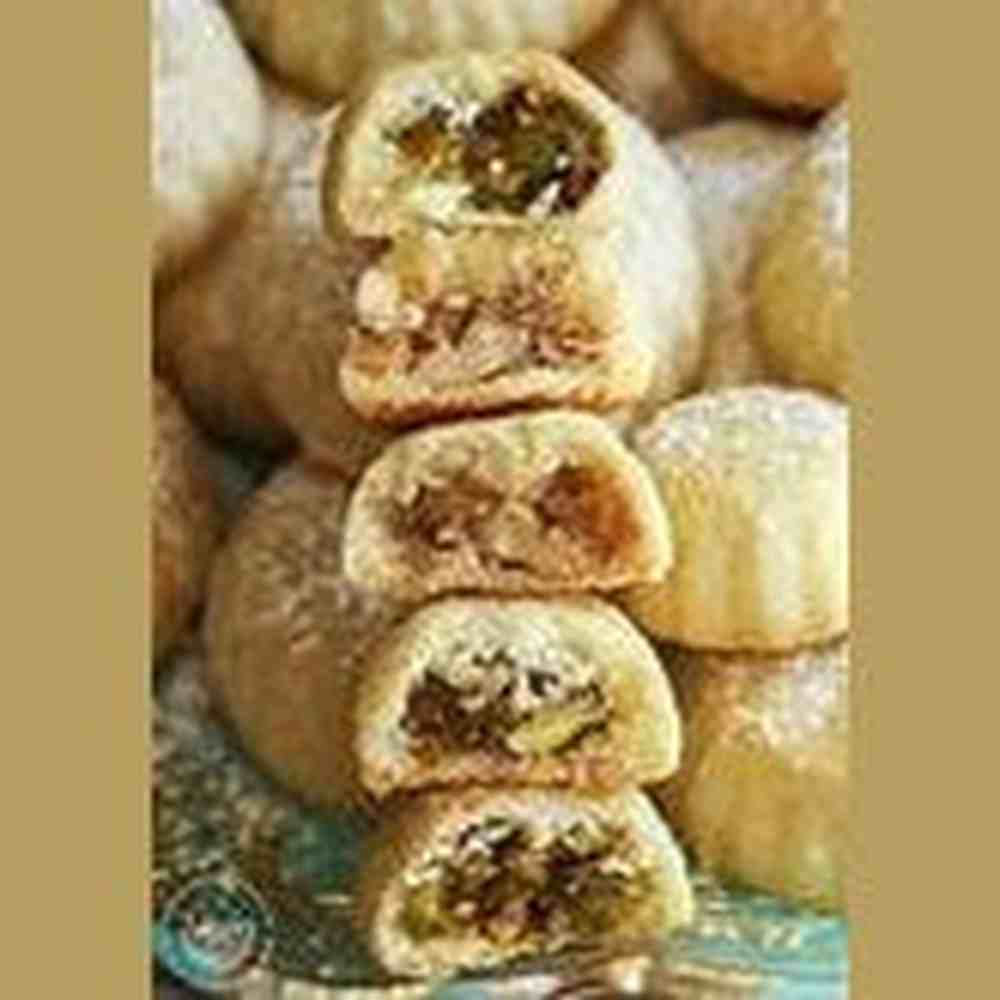 Jawhart Alsharq Mix Maamoul Pistachio Maamoul, Walnuts Maamoul, Dates Maamoul 750g