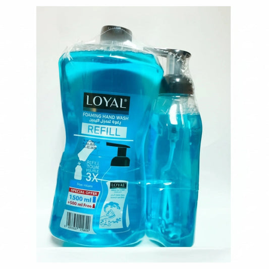 Loyal Foaming Hand Wash Refill Blue 1500ml + 500ml