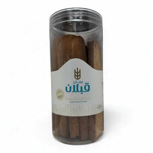 Qabalan Plain Rusk 350 G – Crunchy Biscuit for Tea & Snacks