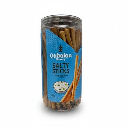 Qabalan Labneh with Herbs flavored salty sticks 250g imported by Pete Jam