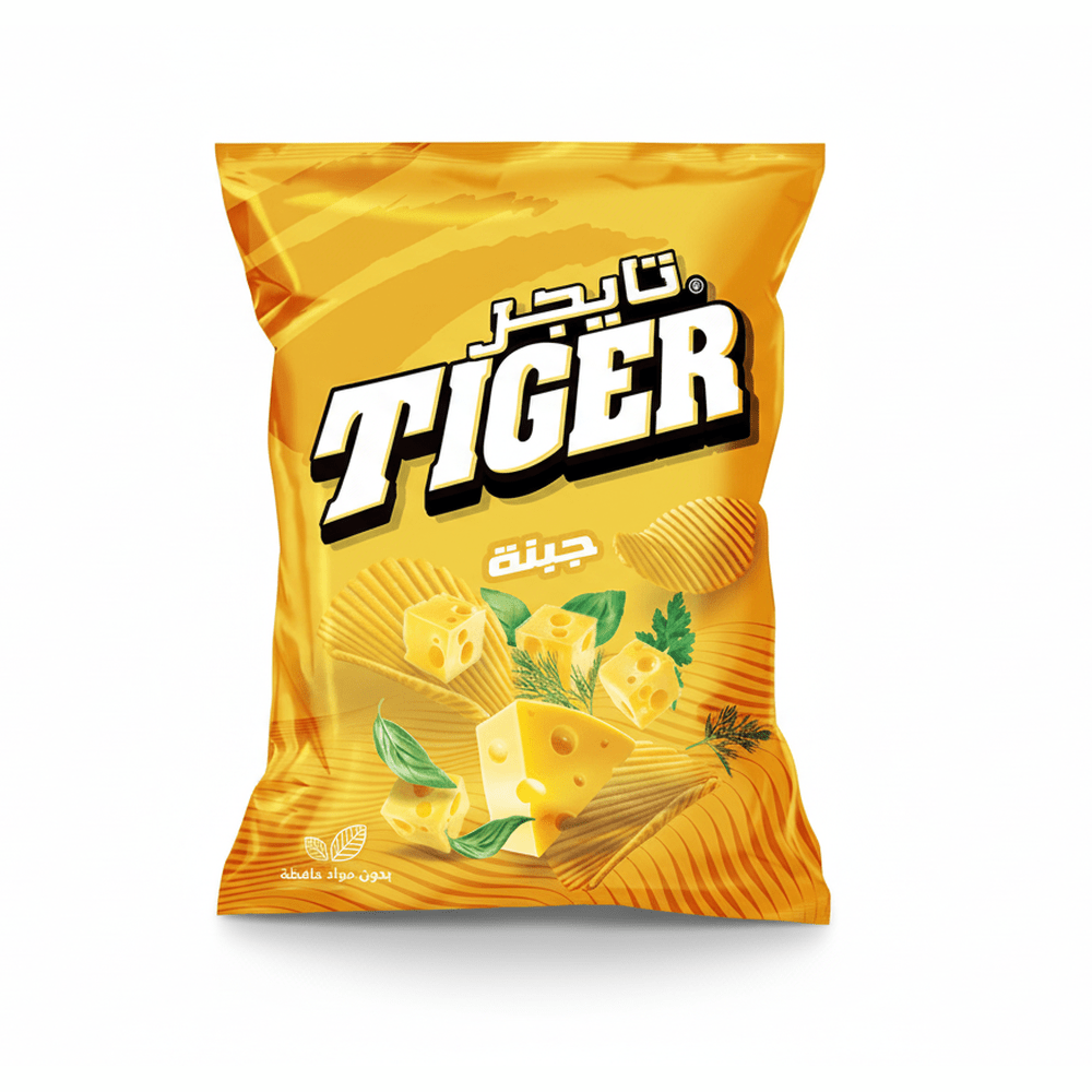 Tiger Chips Tiger Cheese 125g