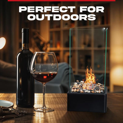 avvvad tabletop fireplace