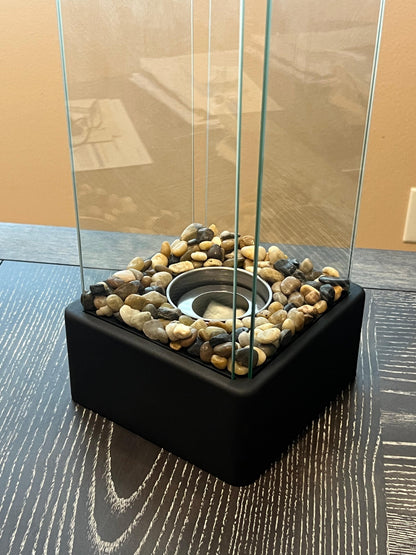 avvvad tabletop fireplace