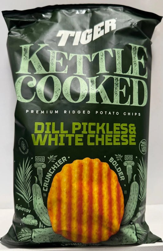 Tiger Kettle Cooked Pickles & White Cheese120g