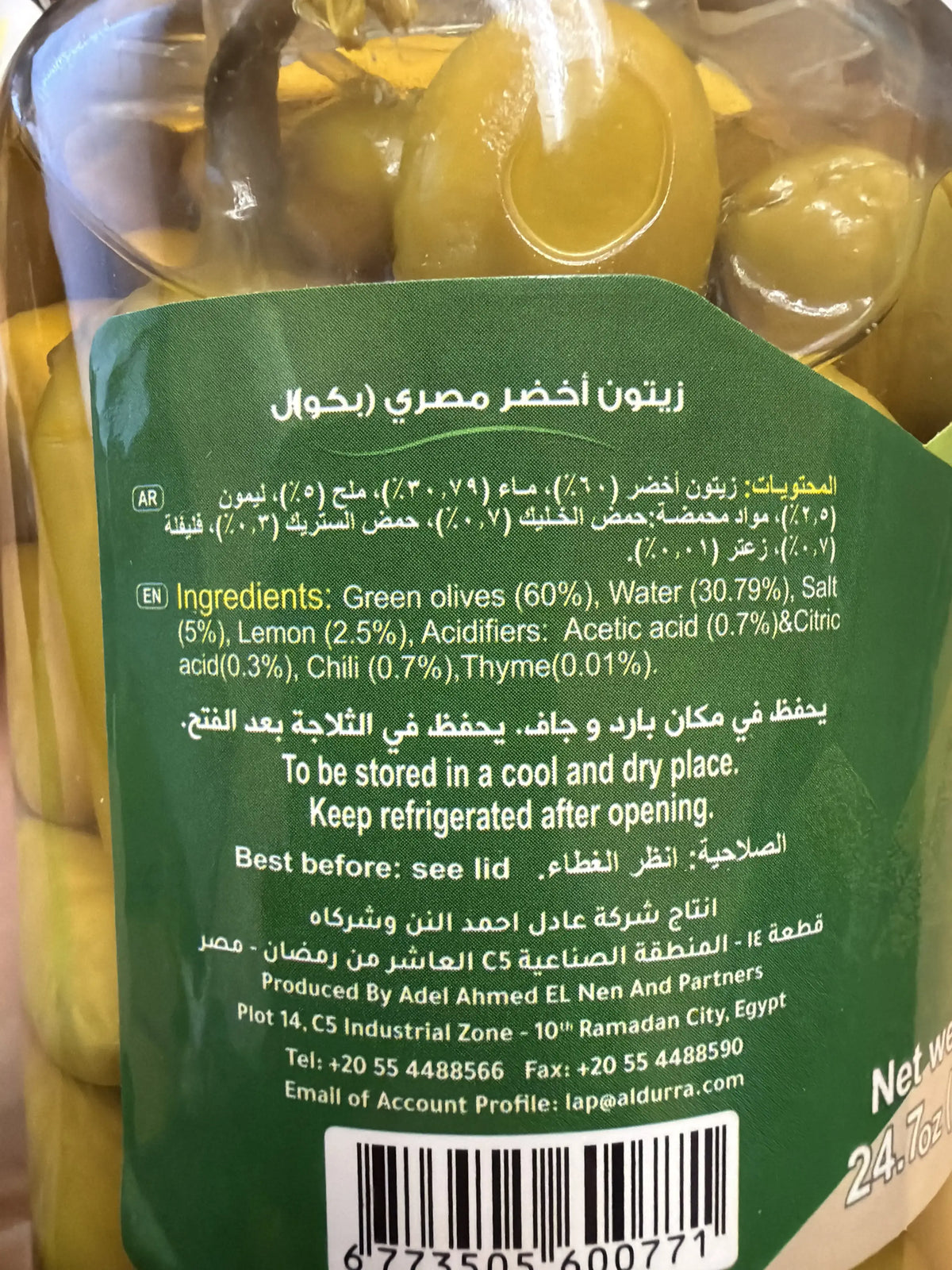Green Olives Picual