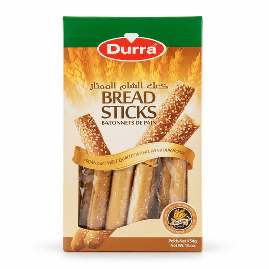 Durra Bread Sticks Sesame 454G