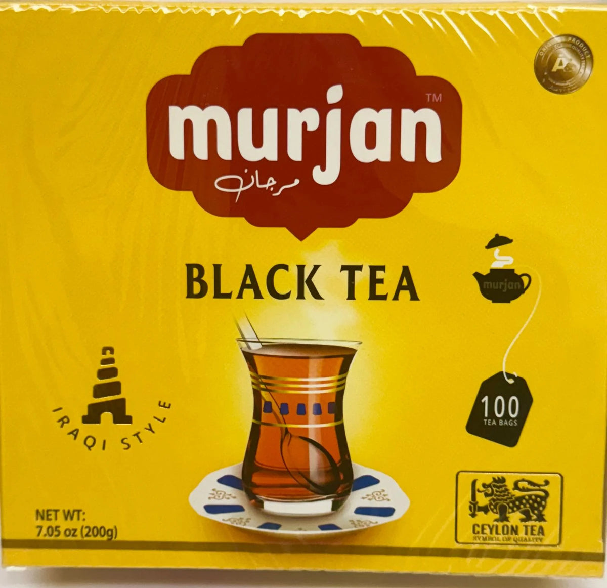 Murjan Black Tea 2g*100 bags*36