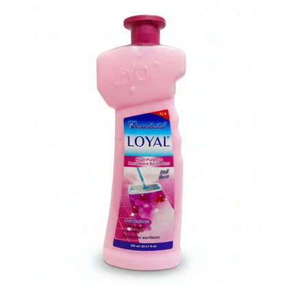 Loyal pink red rose scented multipurpose cleaner bottle with ergonomic design
